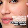 Neutrogena Anti-Pickel+ Liquid Exfoliant beschleunigt die Zellerneuerung der Haut für ein glatteres Hautbild nach einer Woche. Basierend auf einer dermatologischen Beurteilung, 34 Anwender:innen, Anwendung des Daily Serums einmal täglich über einen Zeitra