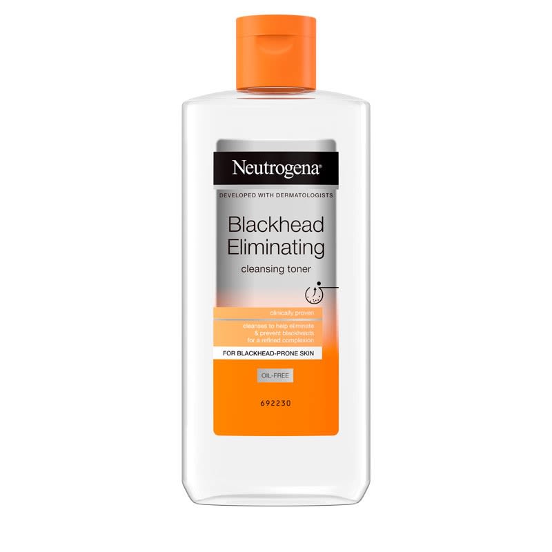 ניוטרוג'ינה® Blackhead Eliminating מי פנים לחיסול ראשים שחורים