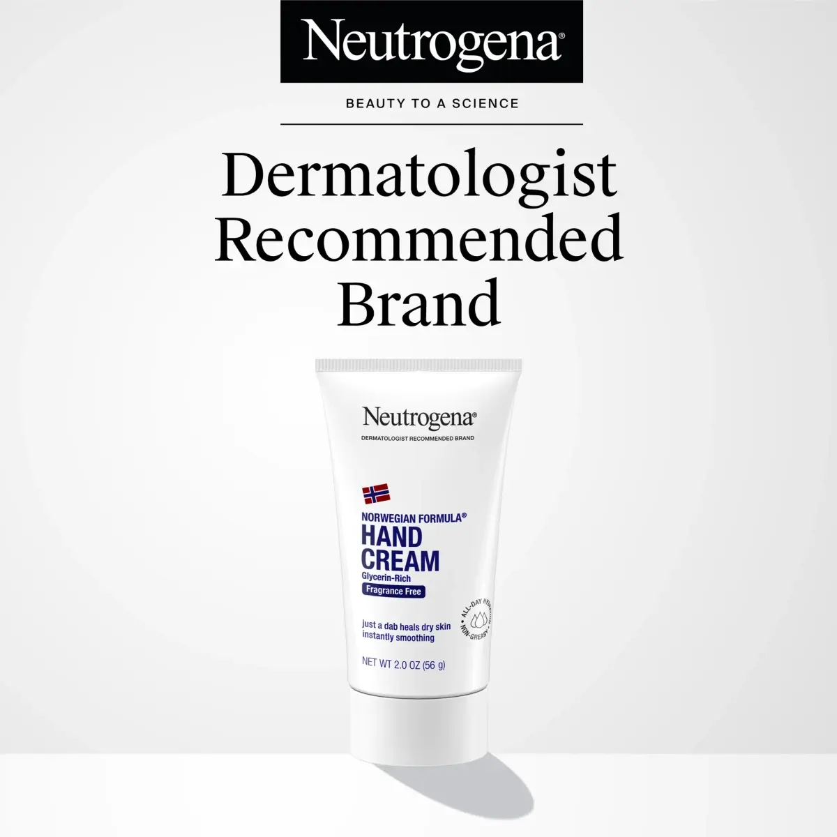 Norwegian Formula® Fragrance-Free Hand Cream For Rough Hands