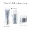 Youthful skin favorites showing Neutrogena® retinol eye cream and SPF 30 moisturize cream