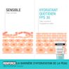 241127 411NTG UG SPFMoisturiser Digital CA FR ML-05 Illustration de la façon dont l’hydratant ultradoux avec FPS 30 Neutrogena® renforce la barrière d’hydratation de la peau sensible grâce au FPS 30 dès le premier emploi