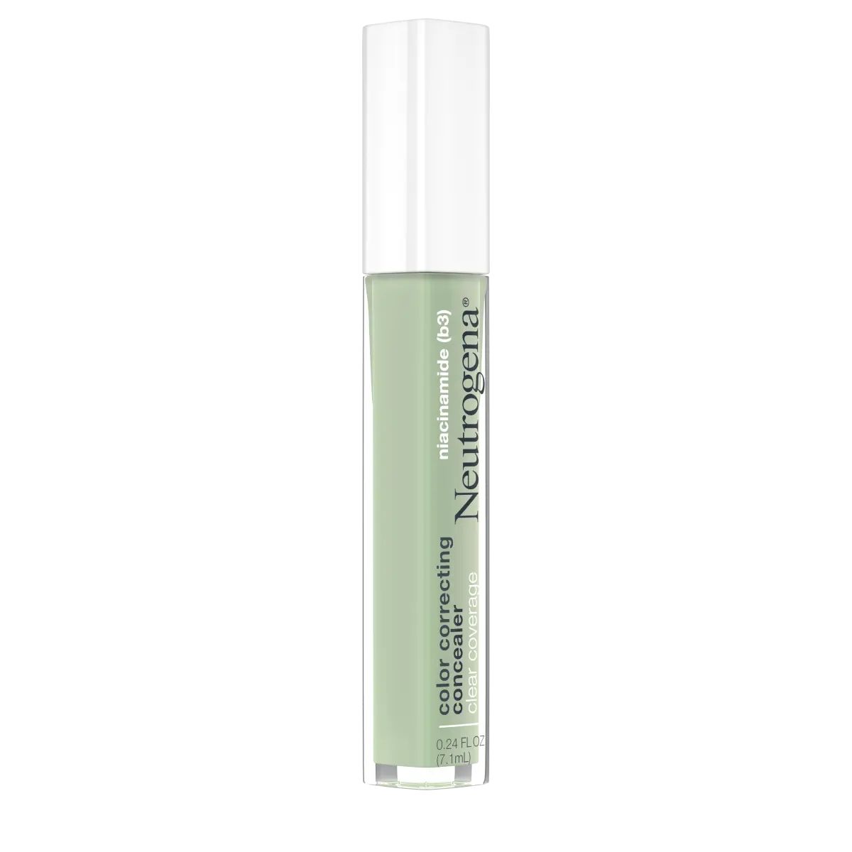 Neutrogena® Clear Coverage Color Correcting Green Concealer left angled package view