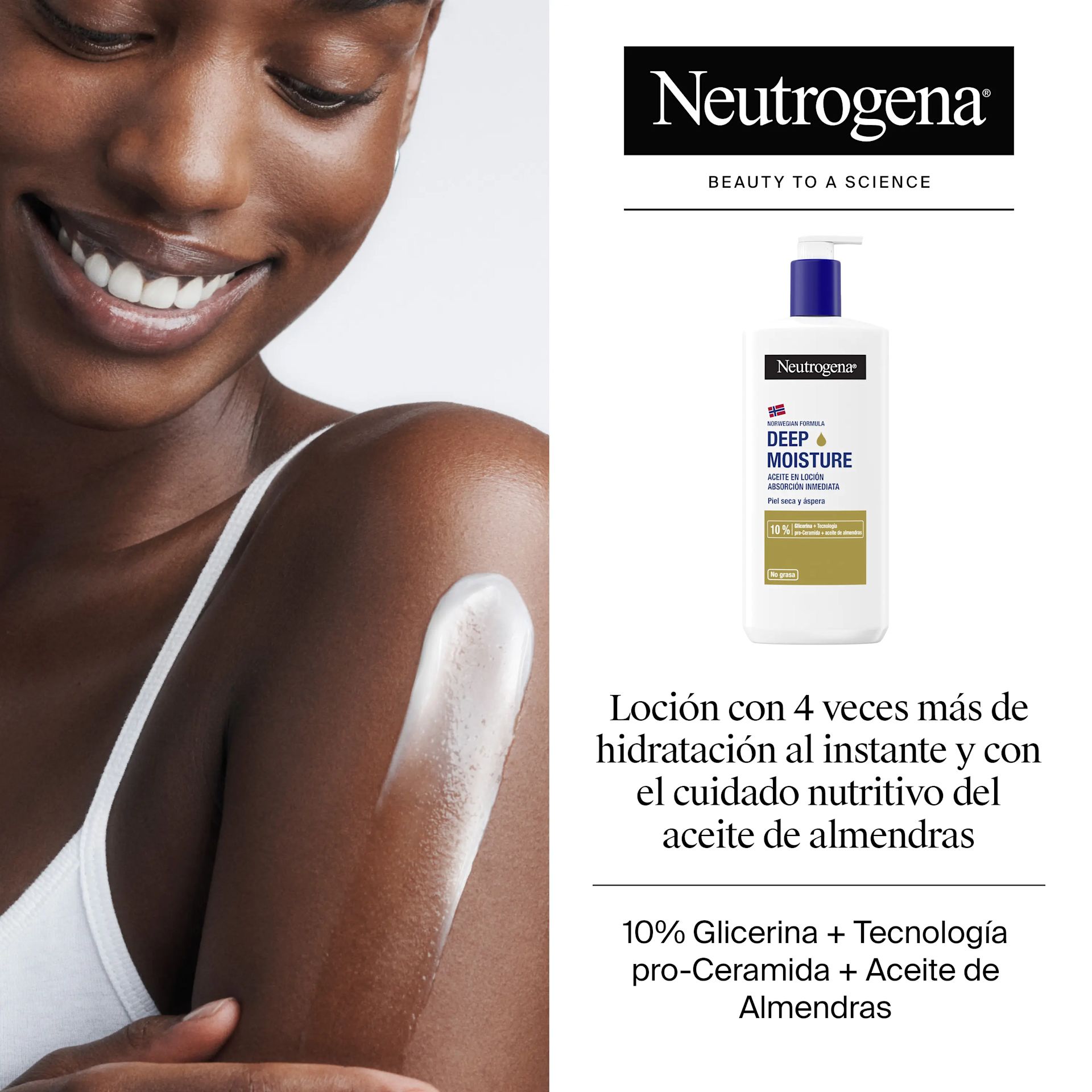 Neutrogena® Hidratación Profunda Loción de Absorción Inmediata Enriquecida con Aceite - Image 2 - Neutrogena - es-ES