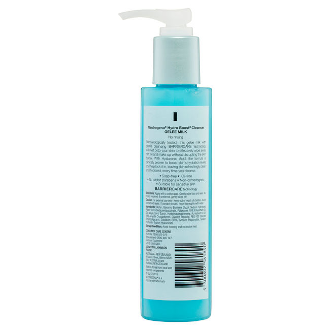 Neutrogena® Hydro Boost Cleanser Gelee Milk 145mL - Image 2 - Neutrogena - en-AU
