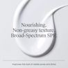 Nourishing, non-greasy cream with Broad-Spectrum SPF; improves visible pores and shine