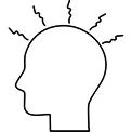 stressed head icon