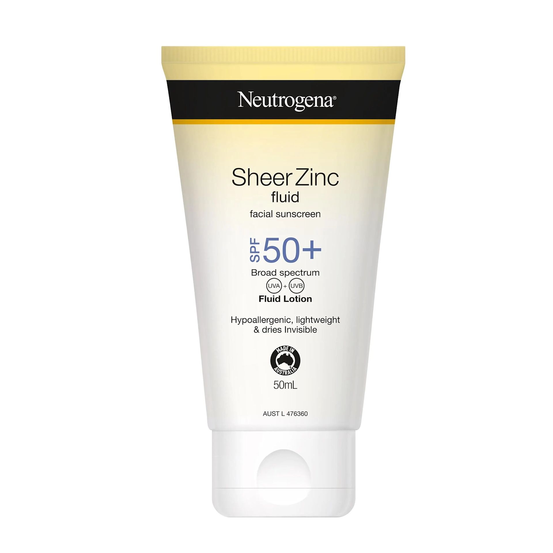 Neutrogena Sheer Zinc Face & Body Lotion Sunscreen SPF50 85ml
