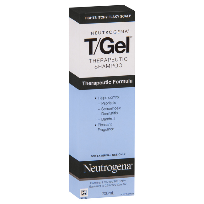 新商品！3X  T/Gel Shampoo 200mL T/Gel Anti-Dandruff Shampoo | NEUTROGENA® Australia