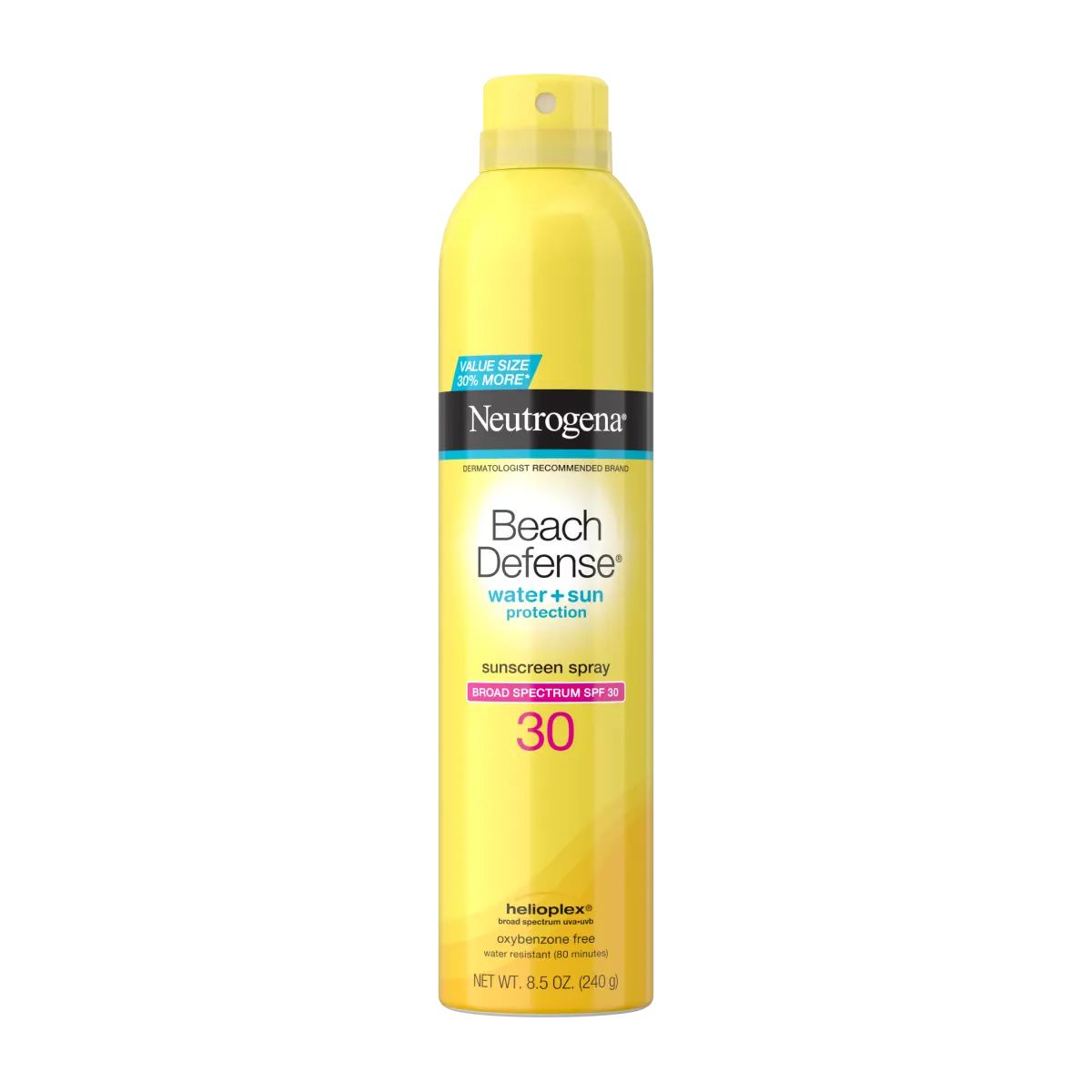 Neutrogena Beach Defense® Water + Sun Protection Sunscreen Spray Broad Spectrum SPF 30