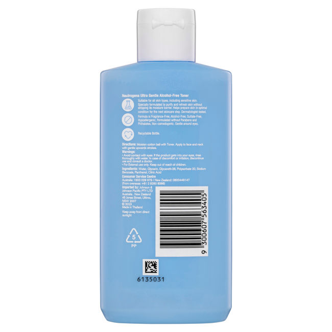 Neutrogena® Ultra Gentle Alcohol-Free Toner 150mL - Image 2 - Neutrogena - en-AU