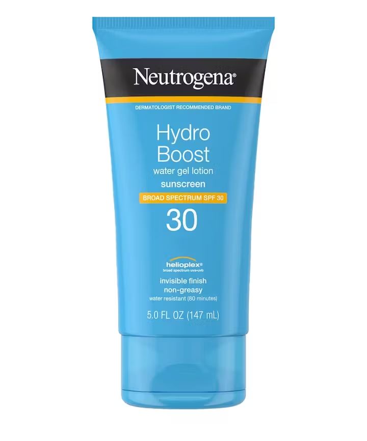 Hydro Boost Water Gel Lotion SPF 30, front of the package