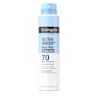 Neutrogena® Ultra Sheer® Body Mist Sunscreen Broad Spectrum SPF 70, 5 Oz Front of Pack
