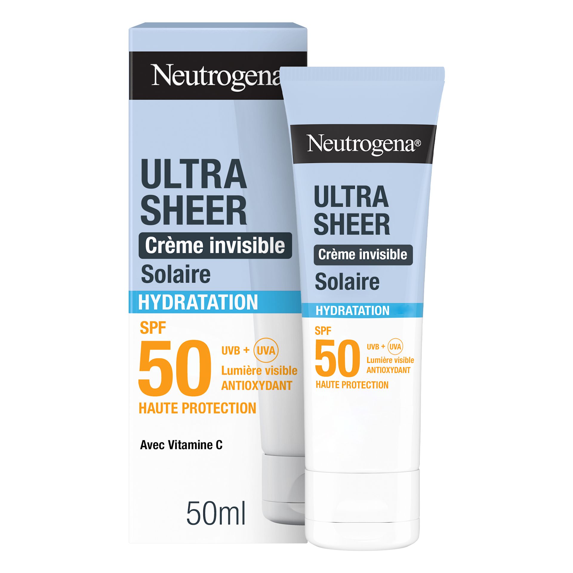 ULTRA SHEER CRÈME INVISIBLE HYDRATANTE SPF50 50ML