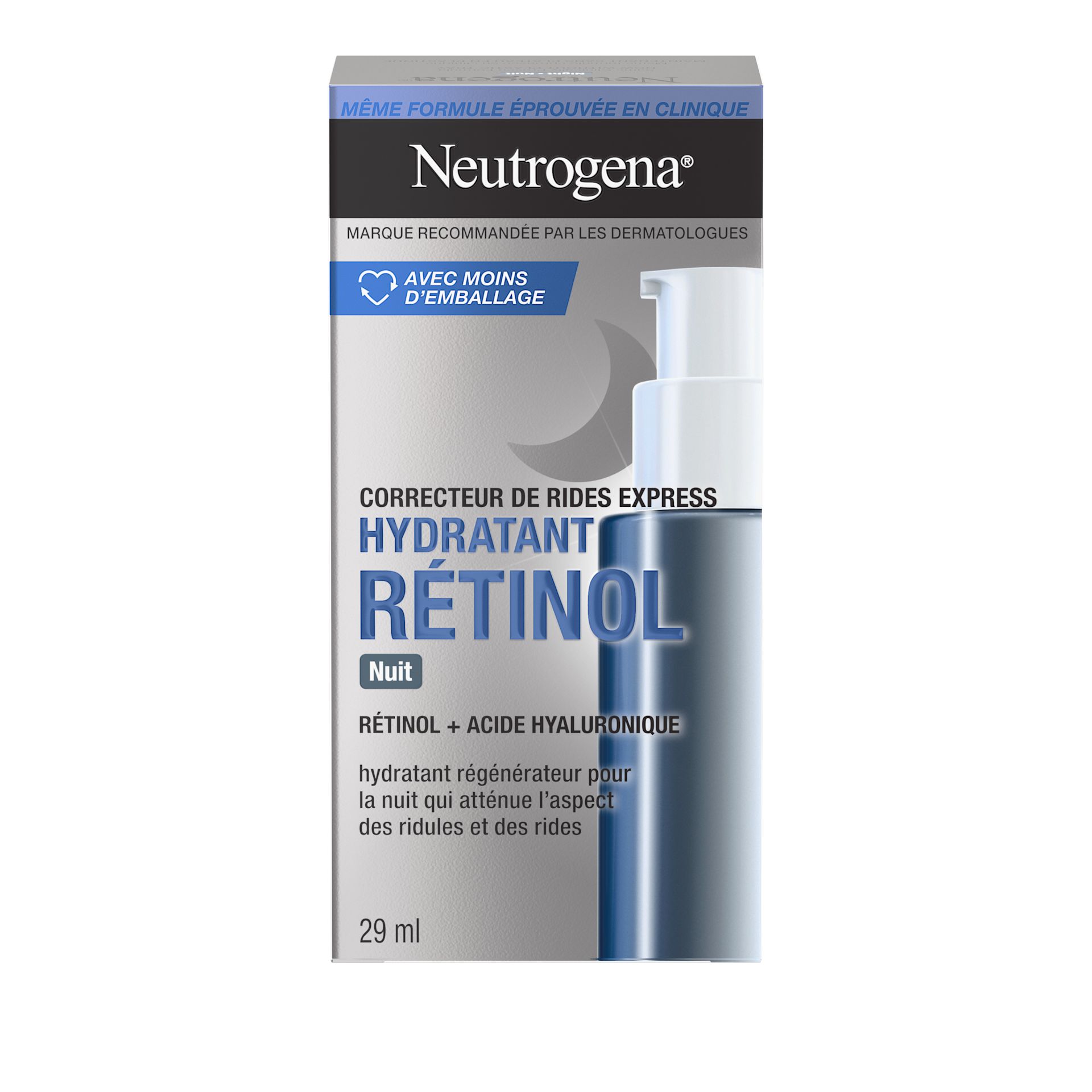 NEUTROGENA® RAPID WRINKLE REPAIR® Moisturizer Night - Image 1 - Neutrogena - fr-CA Hydratant NEUTROGENA® Correcteur de rides express Nuit