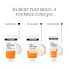 Anti-boutons : 2-en-1 nettoyant et masque