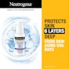 Neutrogena® Ultra Sheer® face serum SPF 60 with bubbles and UVA protection claim