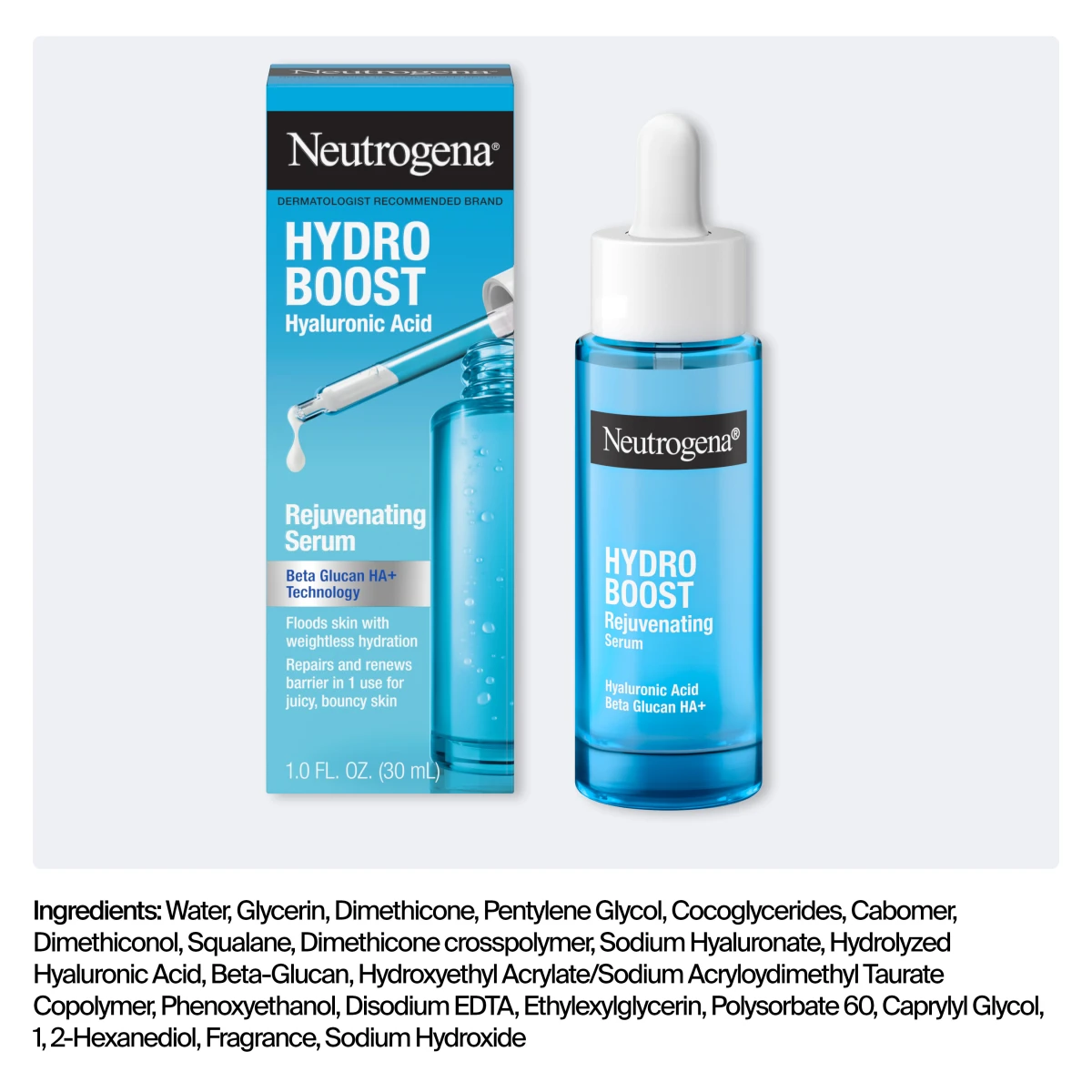 Neutrogena® Hydro Boost Rejuvenating Serum