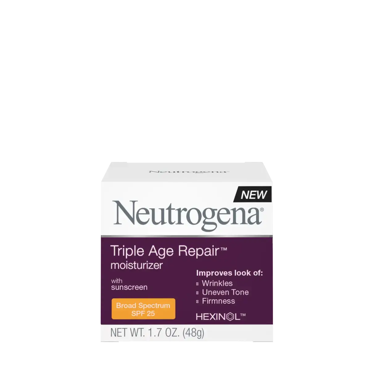 Neutrogena Triple Age Repair Moisturizer SPF 25, 1.7 oz cream