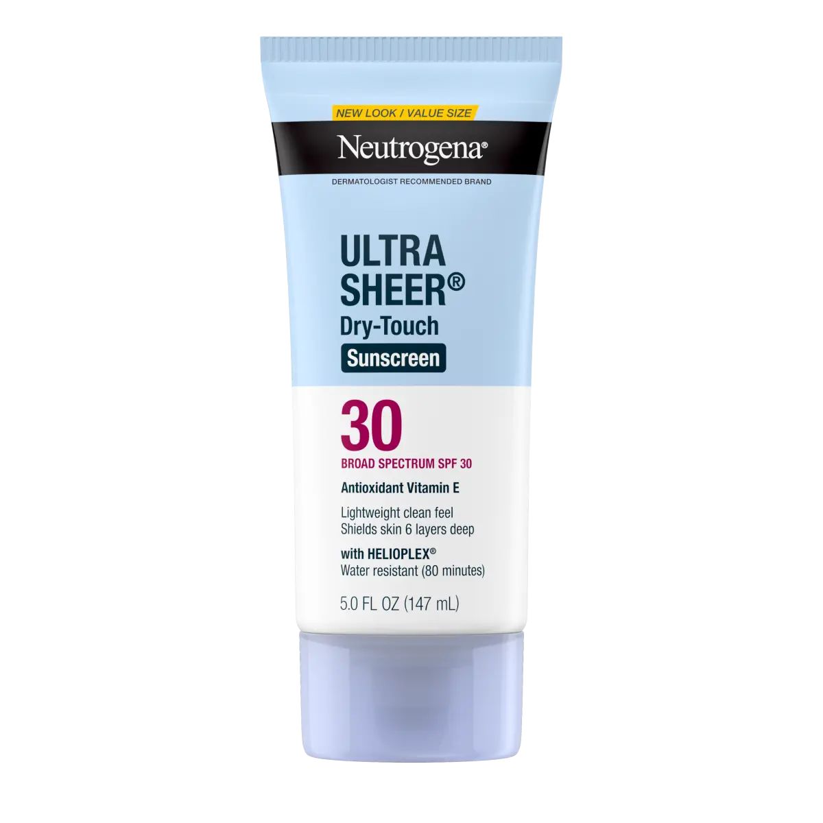 Neutrogena Ultra Sheer Dry-Touch Sunscreen Lotion Broad Spectrum SPF 30, 5 Fl. Oz