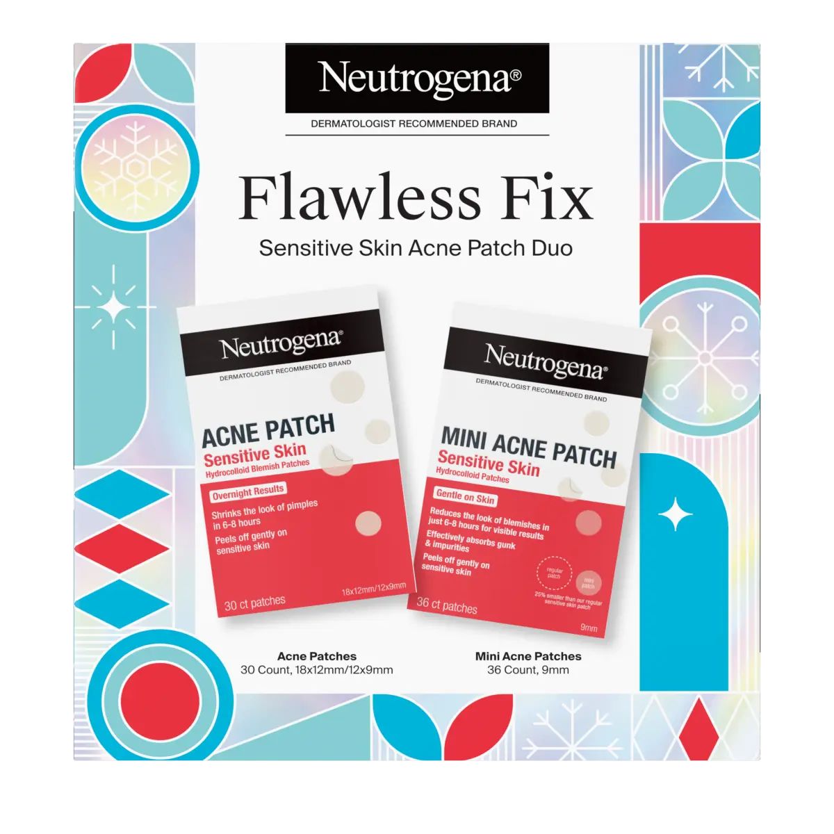 Flawless Fix Sensitive Skin Acne Patch Duo Front of Packaging