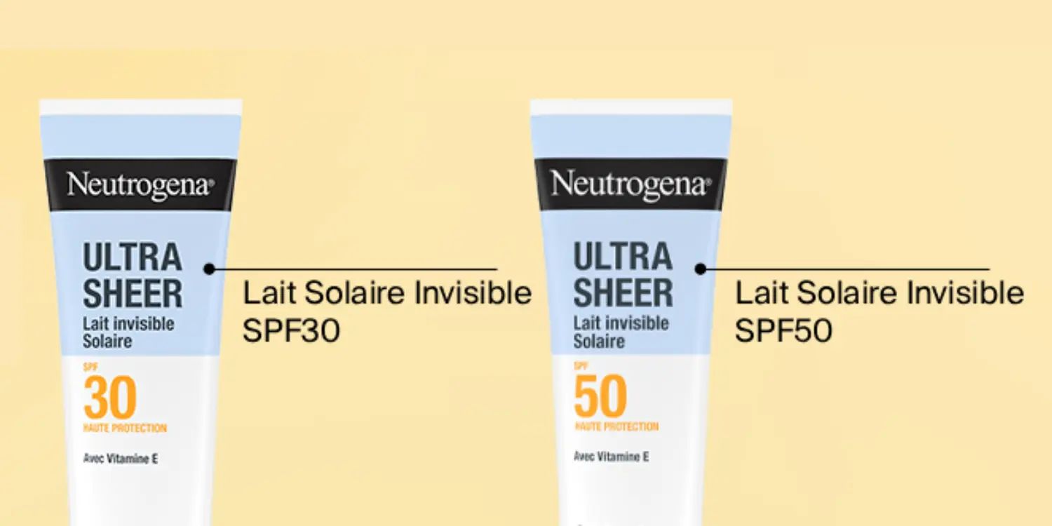 Lotion solaire invisible, textura ultra légère