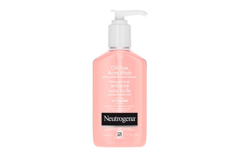 Nettoyant facial antiacné sans huile au pamplemousse rose NEUTROGENA®