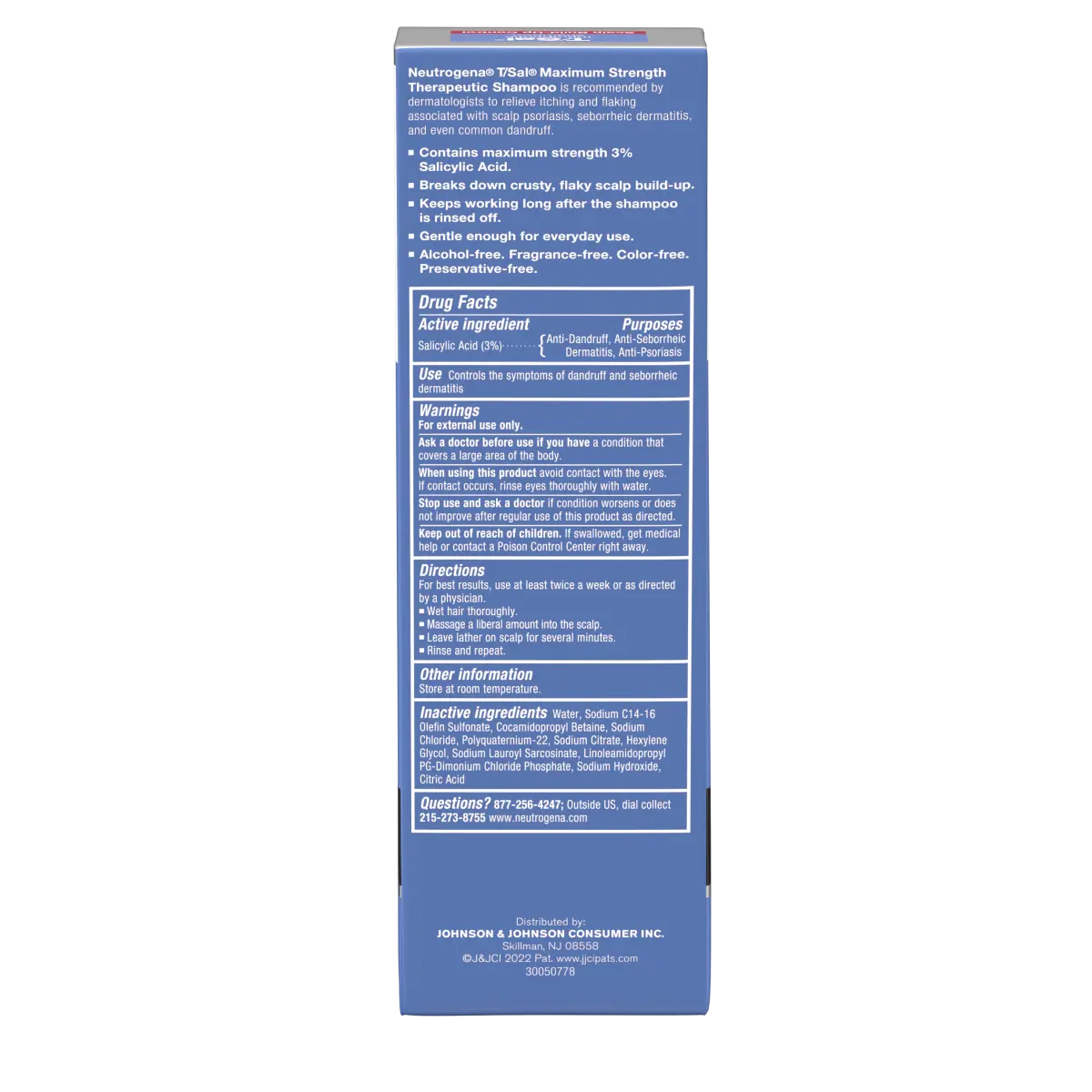 T/Sal® Therapeutic Shampoo Scalp Build-Up Control