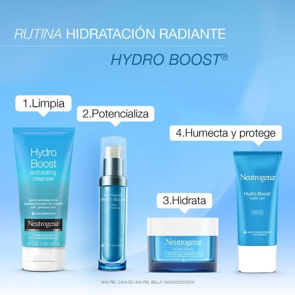 Serum Hidratante Neutrogena® Hydro Boost® Ácido Hialurónico 30ml - Rutina