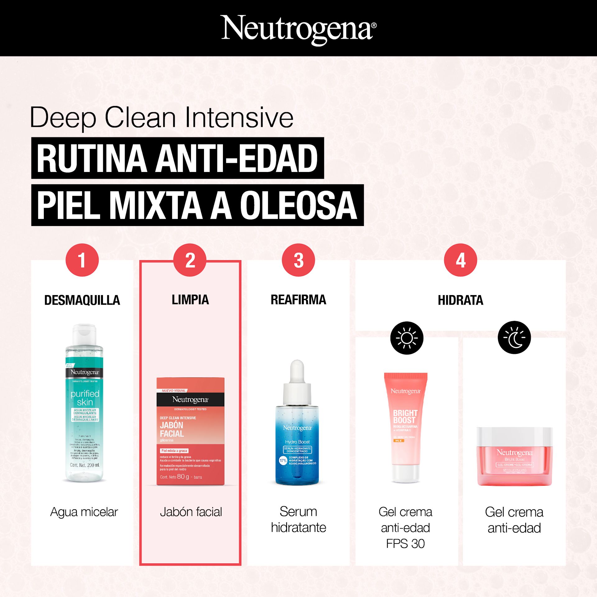 NEUTROGENA DEEP CLEAN INTENSIVE® Jabón en barra de limpieza facial - Image 6 - Neutrogena - es-AR
