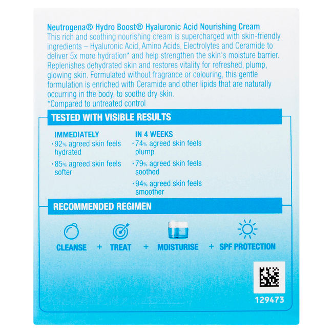 Neutrogena® Hydro Boost Hyaluronic Acid Nourishing Cream - Image 9 - Neutrogena - en-AU