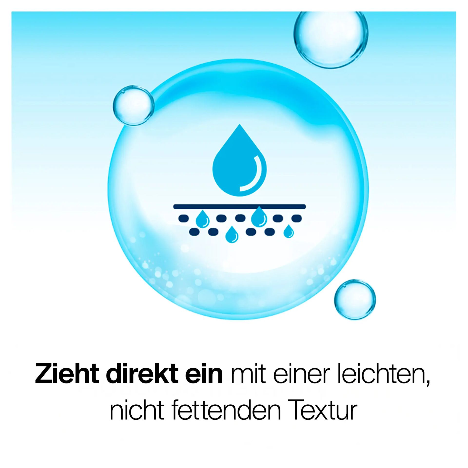 Zieht direkt ein mit einer leichten, nicht fettenden Textur