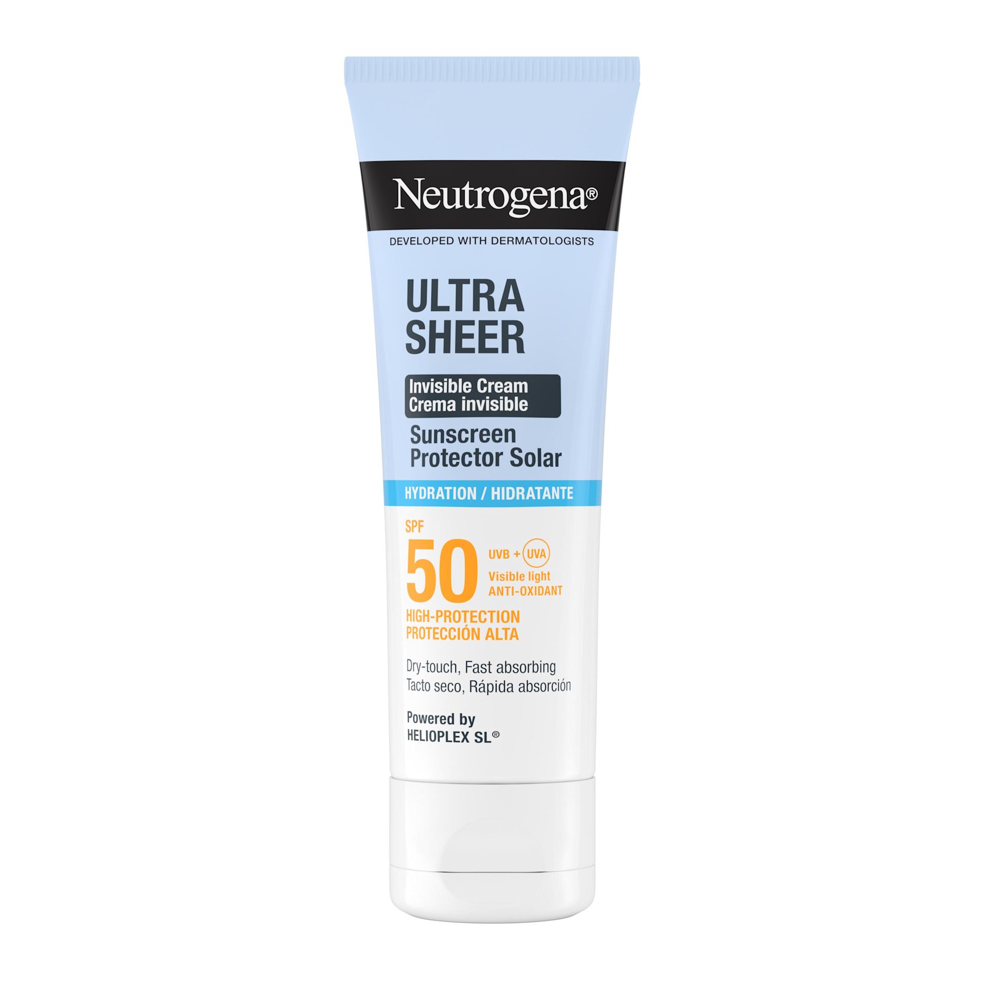 Ultra Sheer Crema invisibile Protezione solare idratante SPF 50