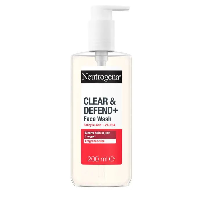 Neutrogena® Clear & Defend+ Facial Wash – Καθαριστικό Προσώπου