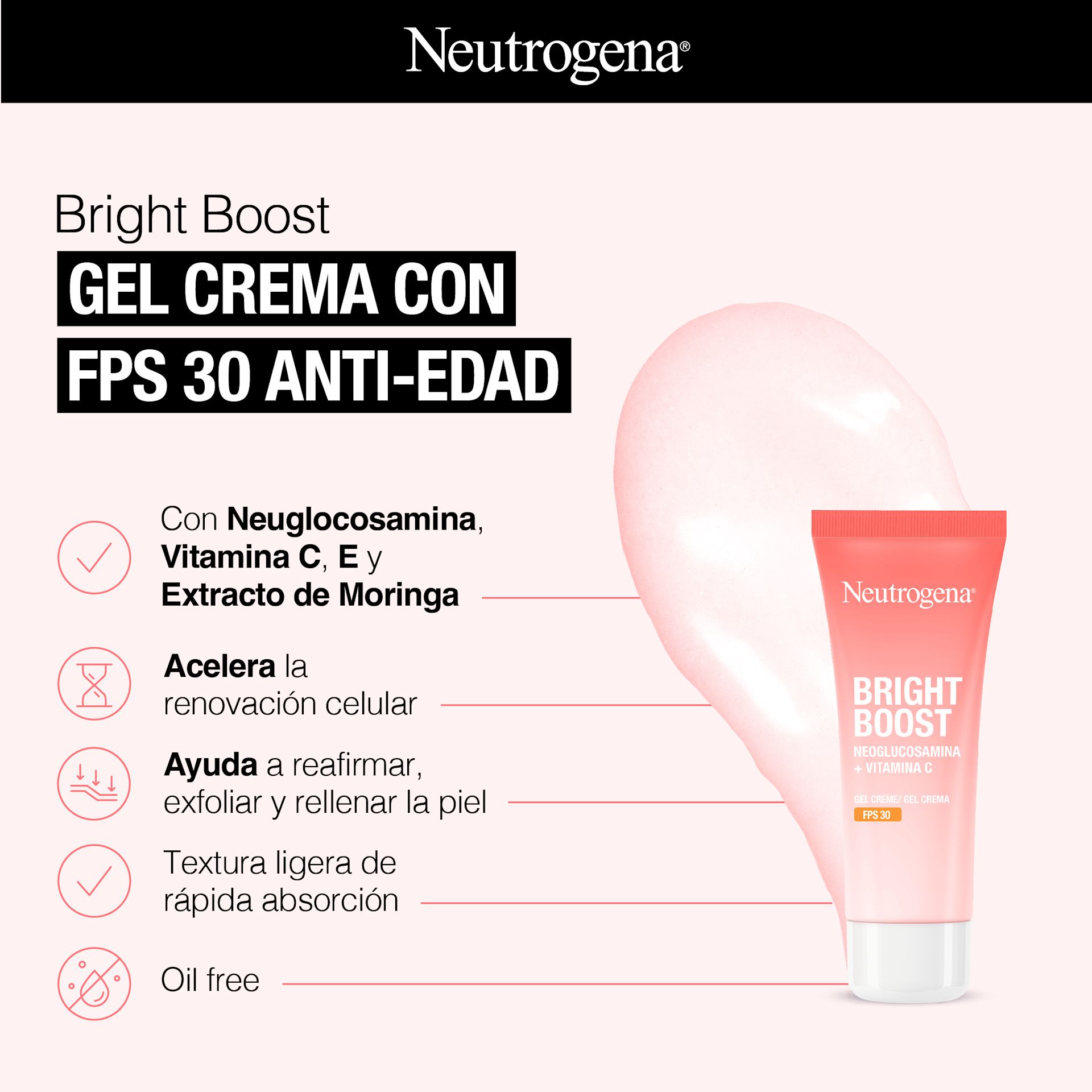 NEUTROGENA® BRIGHT BOOST SPF 30 40g - Image 4 - Neutrogena - es-AR