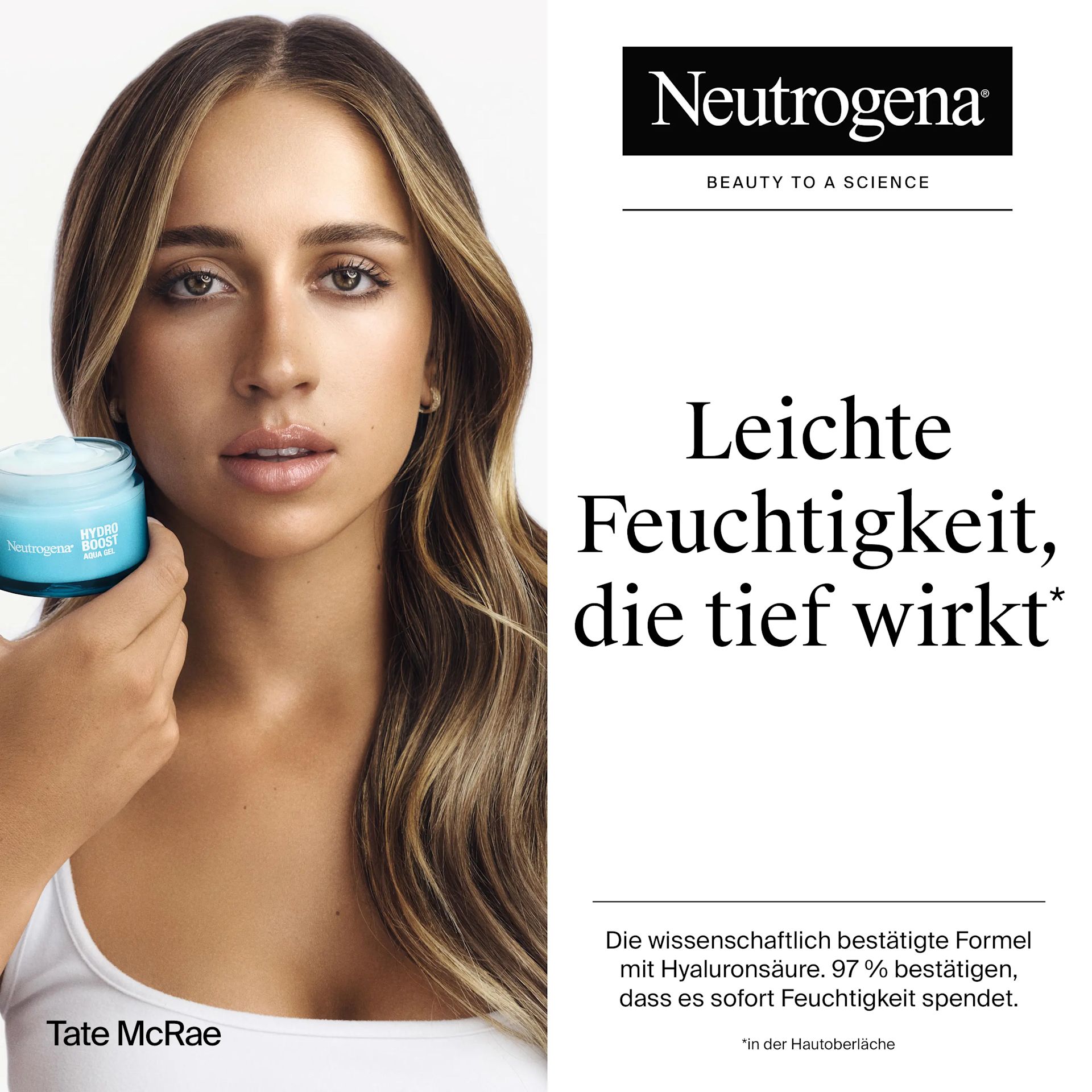 Leichte Feuchtigkeit, die tief wirkt