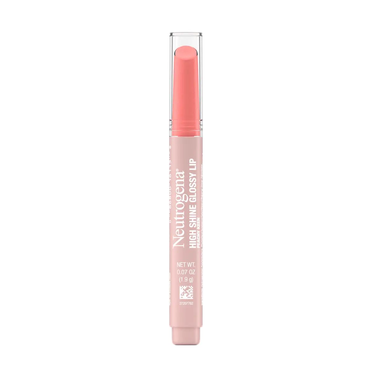 Neutrogena High Shine Glossy Lip, Peachy Keen, 0.07 Oz