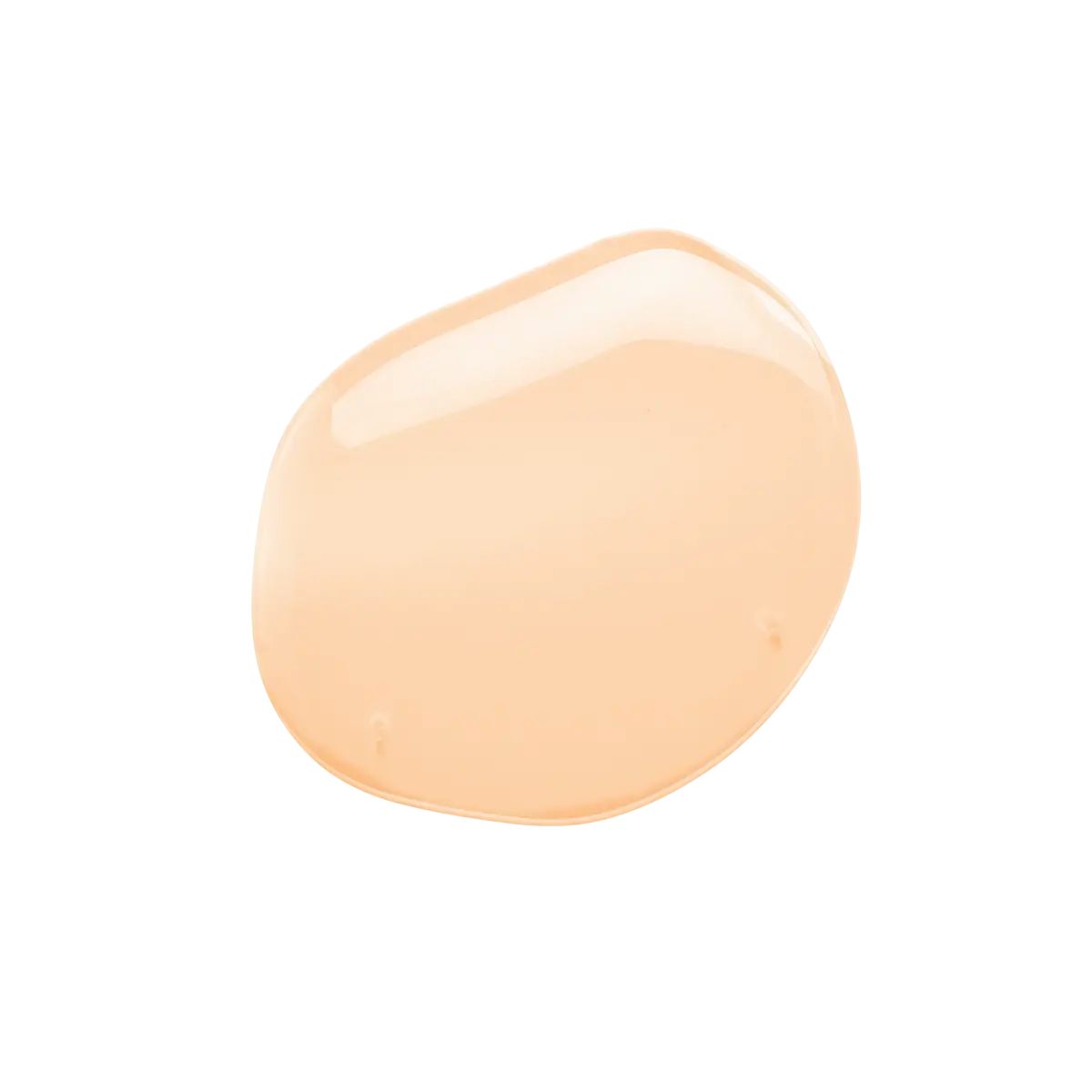 Smooth, glossy drop of Neutrogena® Deep Clean Facial Cleanser against a white background.