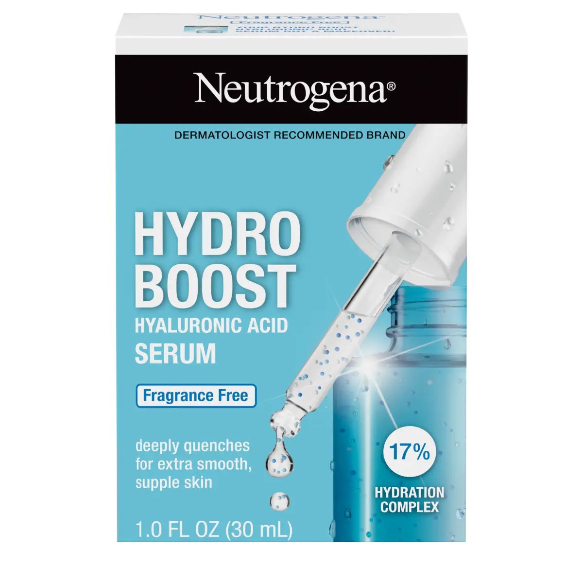 Neutrogena® Hydro Boost Hyaluronic Acid Serum front of pack