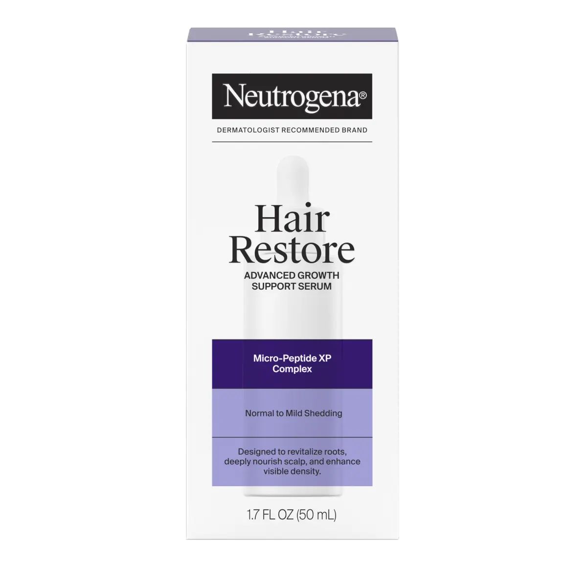 Hair Restore Advanced Growth Support Serum Bottle and Packaging