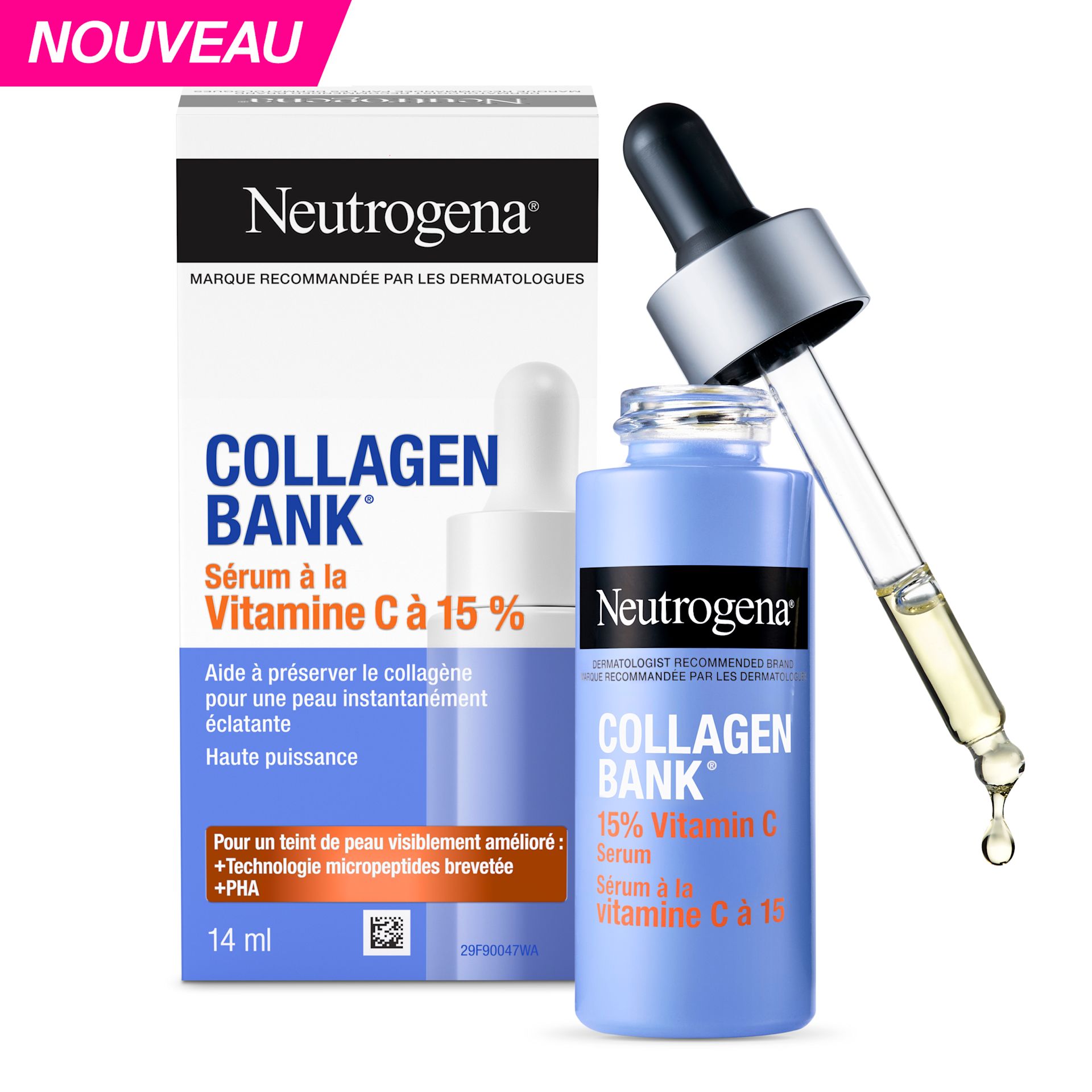 Sérum 15 % de vitamine C Collagen Bank®, 14 ml
