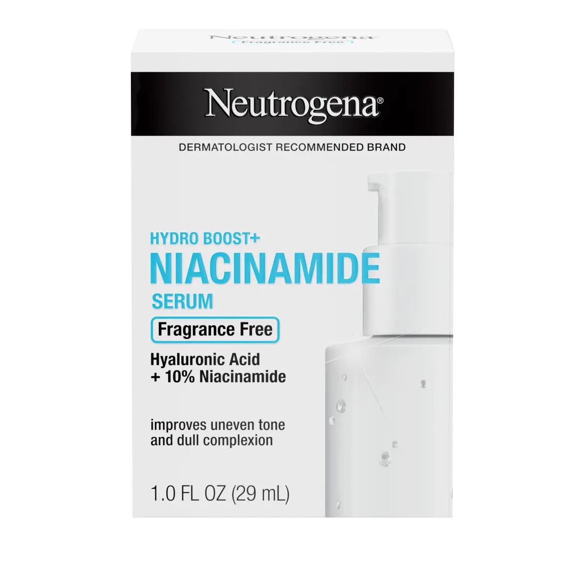Neutrogena Neutrogena Hydro Boost+ Niacinamide Serum, Fragrance Free
