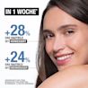 In 1 Woche 28% verbessertes Hautbild und 24% ebenmässigeres Hautbild