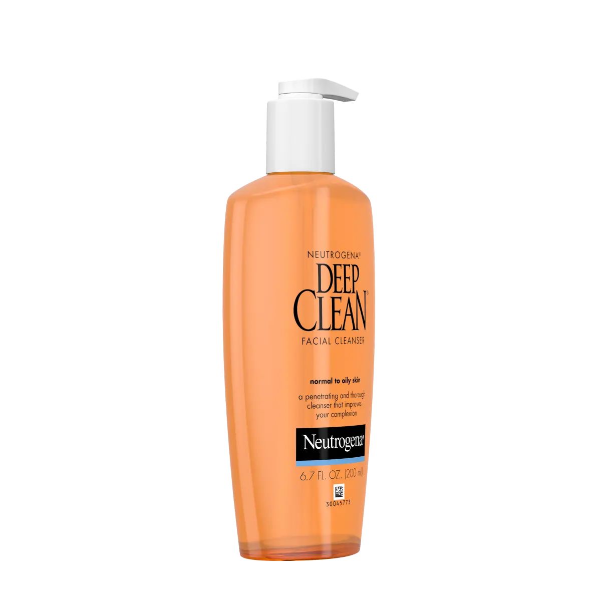 Neutrogena® Deep Clean Facial Cleanser package left angled view