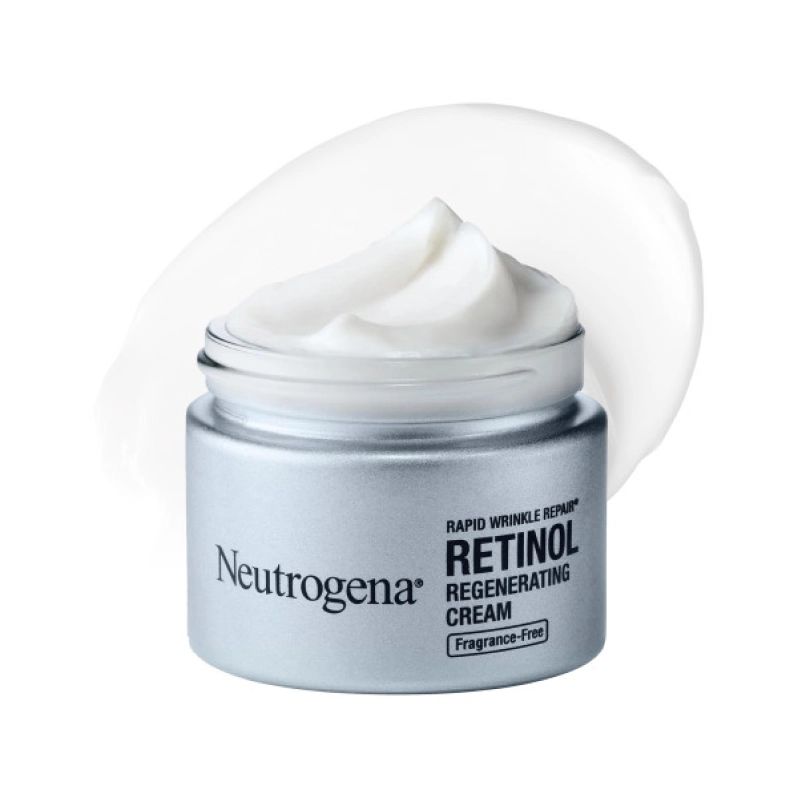 Neutrogena® Rapid Wrinkle Repair® Retinol Regenerating Cream Fragrance Free Front of Pack