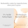 Anti-boutons : 2-en-1 nettoyant et masque