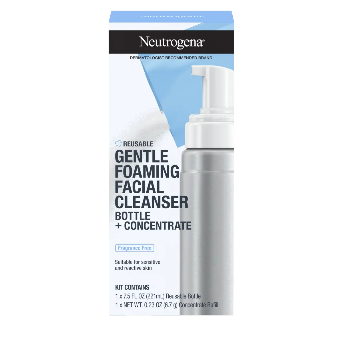 Reusable Gentle Foaming Facial Cleanser Starter Kit | NEUTROGENA®