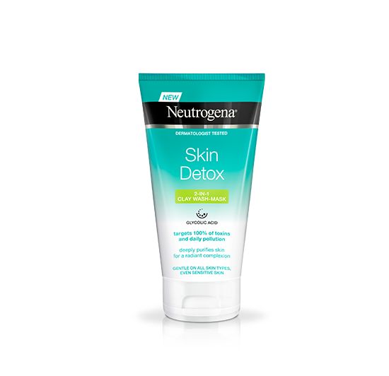 NEUTROGENA® Skin Detox® 2-in-1 Clay Wash Mask