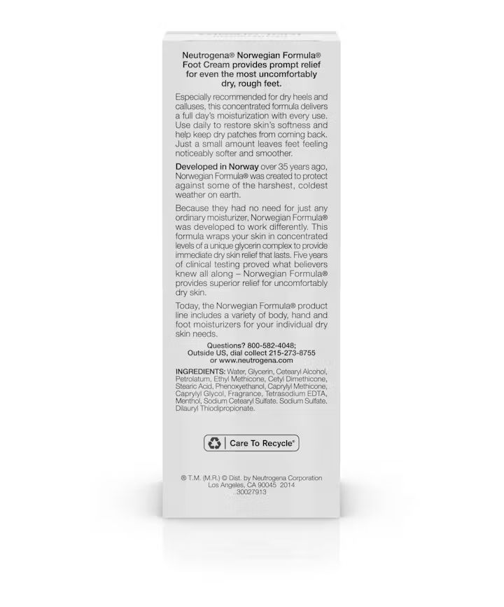 Norwegian Formula® Foot Cream