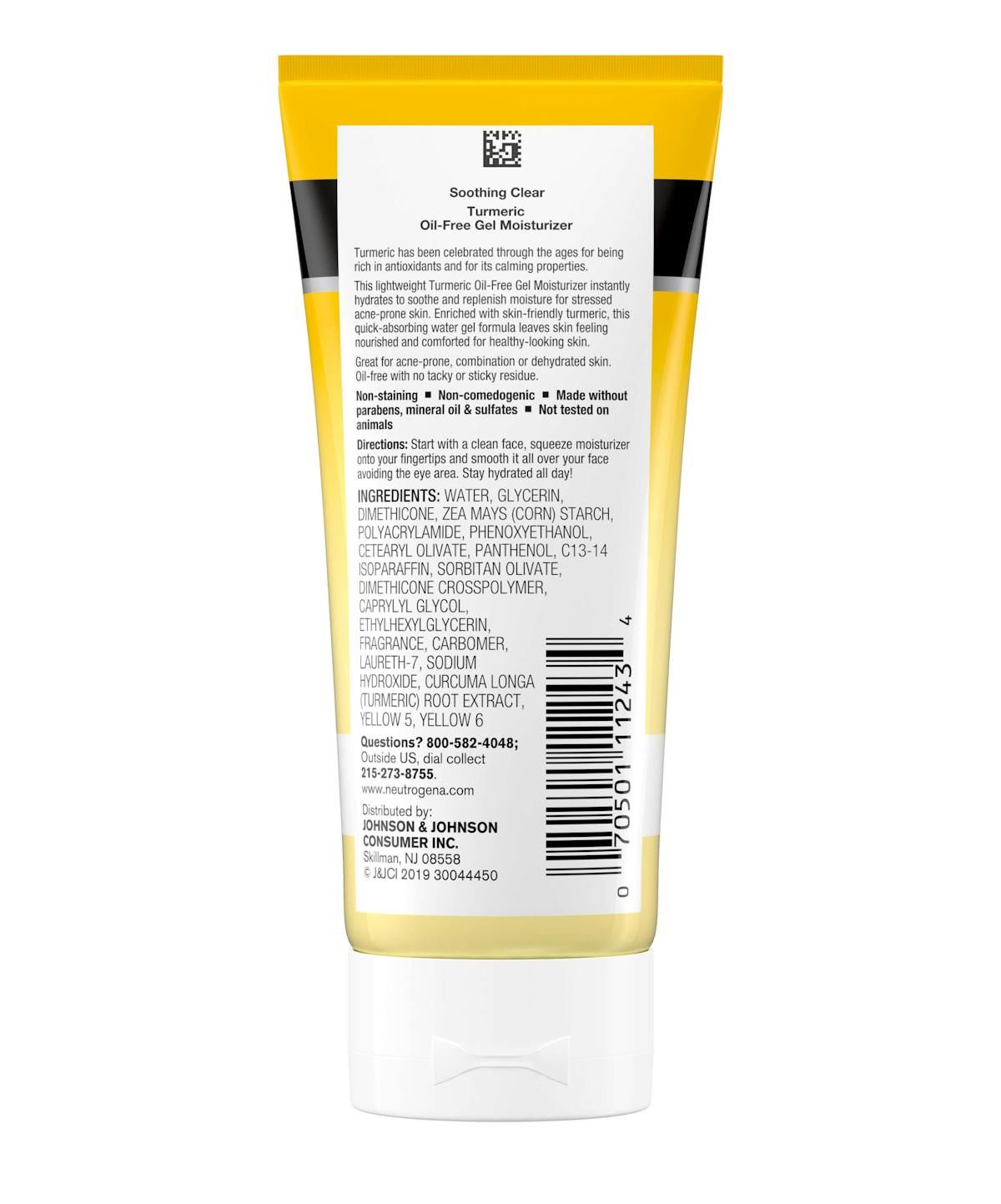 Neutrogena Soothing Clear Turmeric Gel Moisturizer