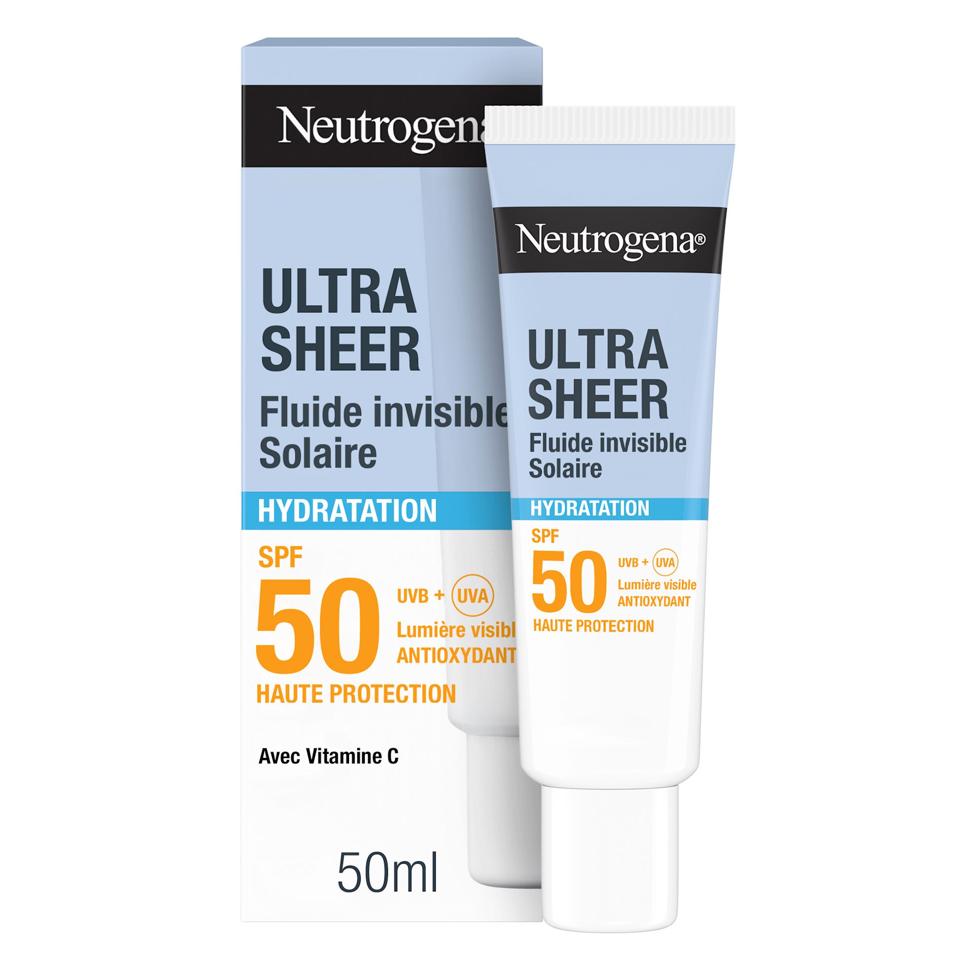 NTG EMEA FR 3574661875170 ULTRA SHEER FLUIDE INVISIBLE HYDRATANT SPF50 50ML MOB